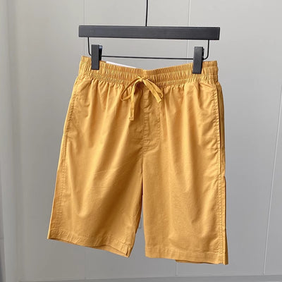 Pantalones Cortos Casuales de Algodón Puro con Cintura Elástica para Hombre - Image 23