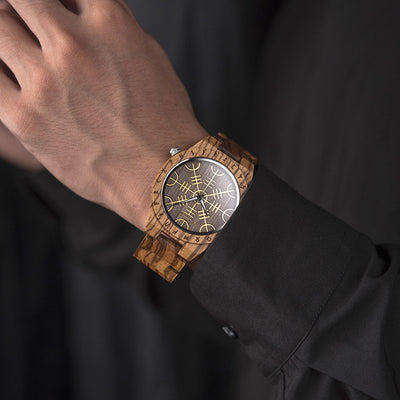 Reloj de Madera Ebony Leisure - Elegancia Natural - Image 2