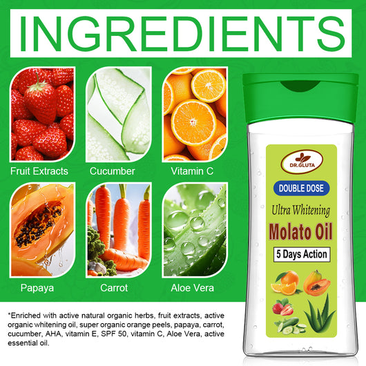 Aceite Corporal Molato Doble Potencia Blanqueador - Hidratación Intensiva 200ml - Image 12