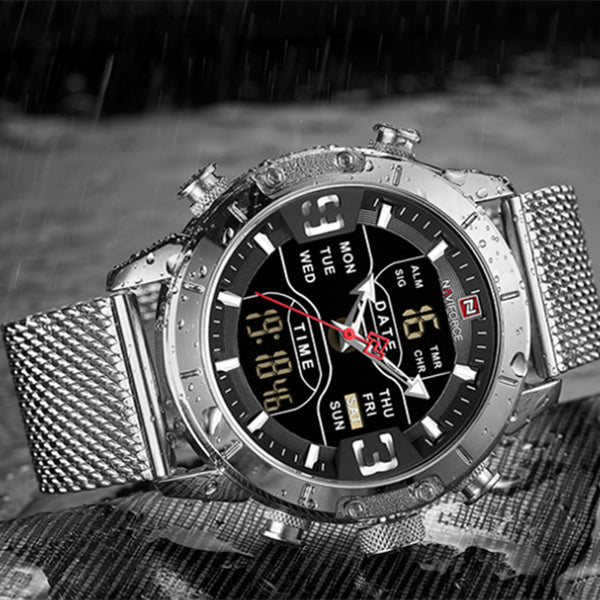 Reloj Electrónico de Cuarzo para Hombre Estilo Ejecutivo