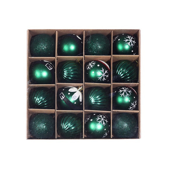 Bolas de Navidad Decorativas - Adornos para Árbol en Rojo, Oro, Plata y Azul
