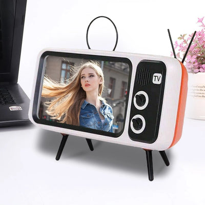 Parlante Bluetooth Retro con Soporte para Teléfono - Image 21
