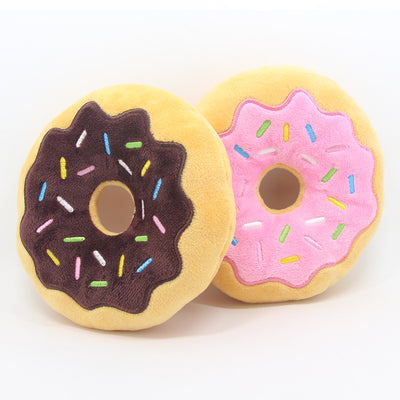 Juguete de Peluche Donut Adorable para Mascotas