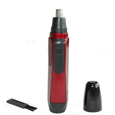 Silver and black electric nose hair trimmer with a cylindrical body and a visible cutting head for personal grooming. - Image 3