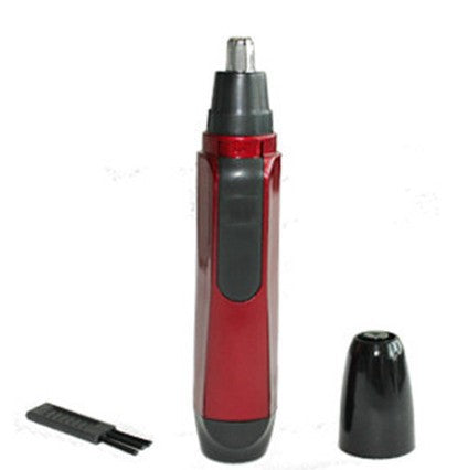 Silver and black electric nose hair trimmer with a cylindrical body and a visible cutting head for personal grooming. - Image 3