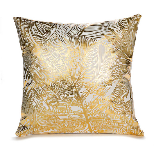 Fundas de Cojín Decorativas Blanco y Dorado Elegantes - Image 25