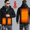 Chaqueta Calefactable USB Unisex para Invierno al Aire Libre