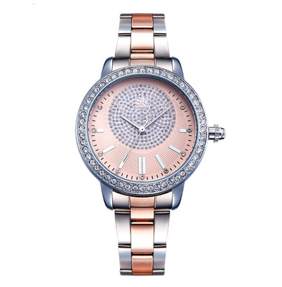 Reloj de Pulsera Shengke para Mujer - Cuarzo Lujo con Cristales - Image 2