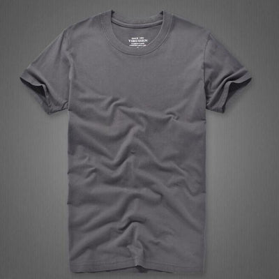 Playera de Algodón para Hombre Colores Sólidos Clásica - Image 22