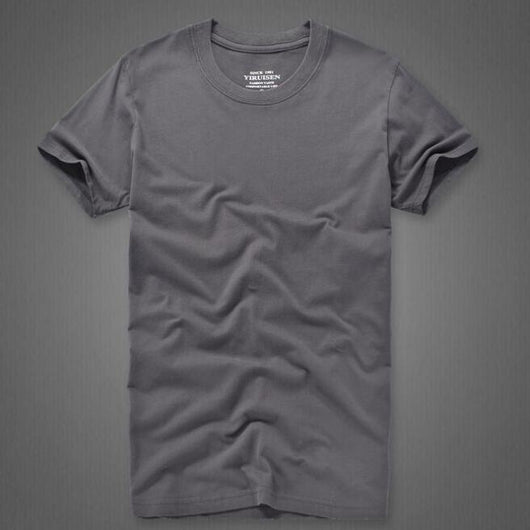 Playera de Algodón para Hombre Colores Sólidos Clásica - Image 22