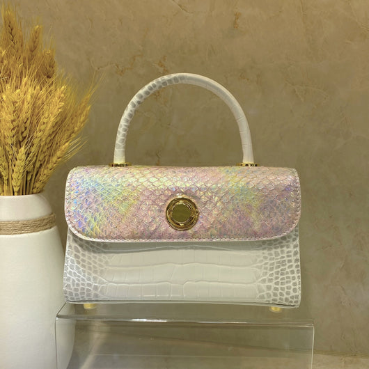 Bolso Cartera de Cuero Genuino con Patrón Pitón - Image 8