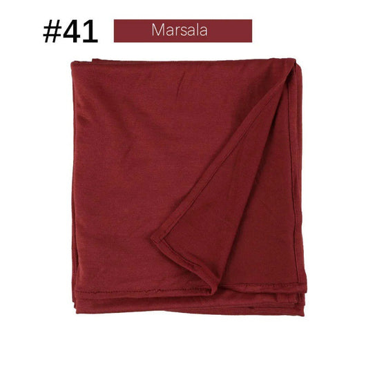 Bufanda de Jersey de Algodón Mercerizado con Puntas Cerradas - Image 46