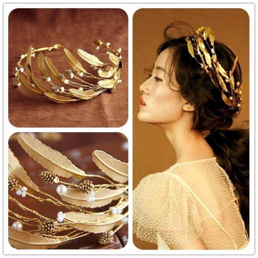 Tiara Nupcial Estilo Europeo Barroco Retro - Image 5