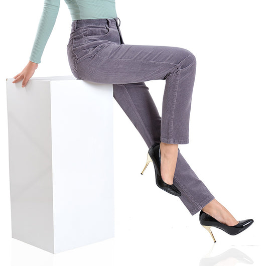 Pantalones de Pana Rectos Elásticos - Comodidad Casual en Algodón - Image 10