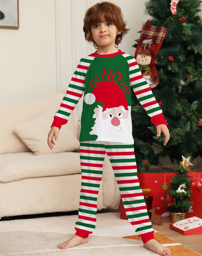 Pijamas Navideños Familiares a Juego - Conjuntos a Rayas Rojas - Image 2