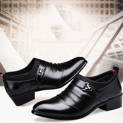 Zapatos Formales de Cuero para Hombre Talla Grande - Estilo Business Casual - Image 9