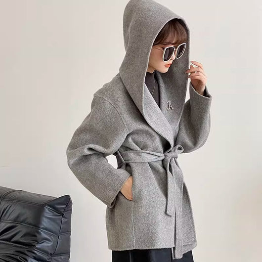 Abrigo de Lana Reversible Doble Faz para Otoño e Invierno - Cashmere Premium Talla Pequeña - Image 5