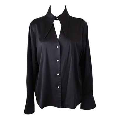 Blusa Profesional con Mangas Trompeta Elegante - Image 7