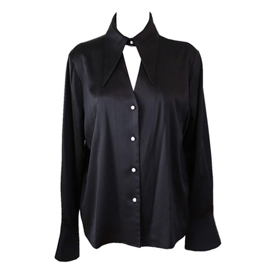 Blusa Profesional con Mangas Trompeta Elegante - Image 7