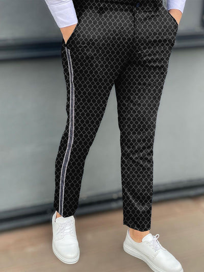 Pantalones Casuales de Cuadros para Hombre - Image 9