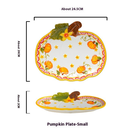 Juego de Tazones de Calabaza para Fideos y Platos Decorativos - Image 6