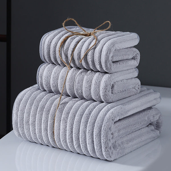 Toallas de Franela de Coral Súper Suaves con Absorción Rápida