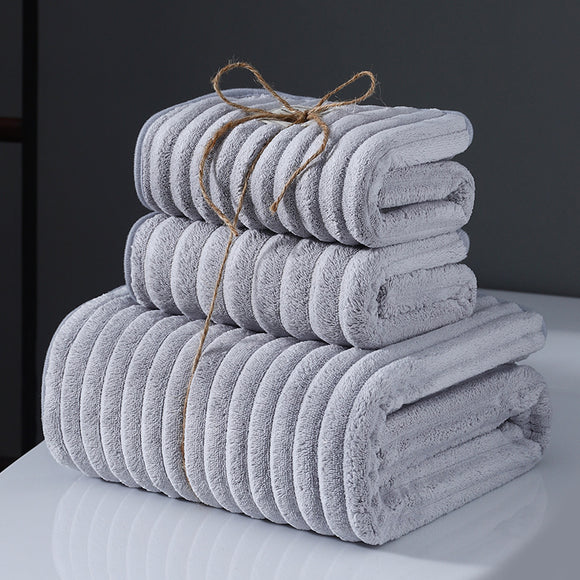 Toallas de Franela de Coral Súper Suaves con Absorción Rápida