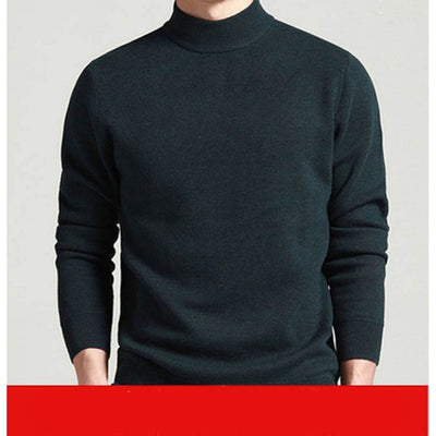Suéter Coreano Slim Fit Cuello Medio Grueso para Jóvenes - Image 5