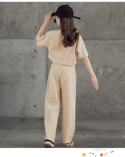 Conjunto Estampado: Camiseta Manga Corta + Pantalón Ancho Pierna Recta - Image 20