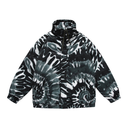 Chaqueta Tie Dye con Cuello Mao para Hombre - Image 20