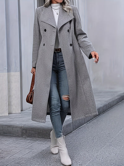 Abrigo Largo Acolchado Temperamental para Mujer - Image 11