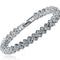 Pulsera de Plata Esterlina S925 con Diamantes Brillantes
