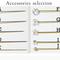 DIY Alphabet brooch Dorado A