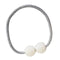 Magnetic Curtain Tiebacks Pearl Beads Gris