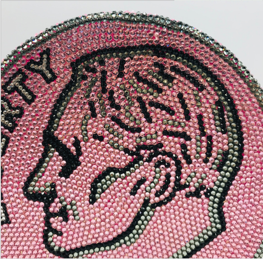 Bolso Bandolera para Dama con Moneda de Strass Brillante - Image 4