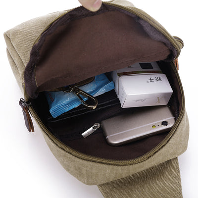 Bolsa de Pecho Deportiva Canvas - Estilo Urbano Metrosexual - Image 3