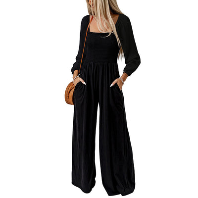 Jumpsuit Casual de Cintura Alta Multiuso para Mujer - Image 9