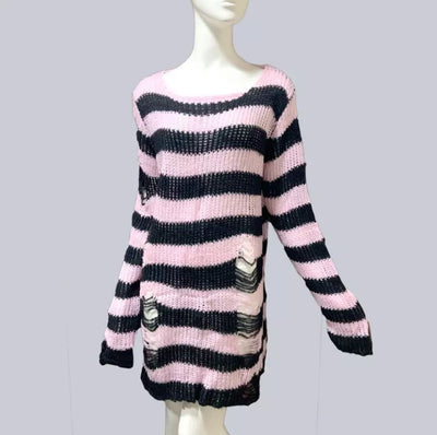 Suéter Mohair Otoño Estilo Coreano Holgado y Confortable - Image 12