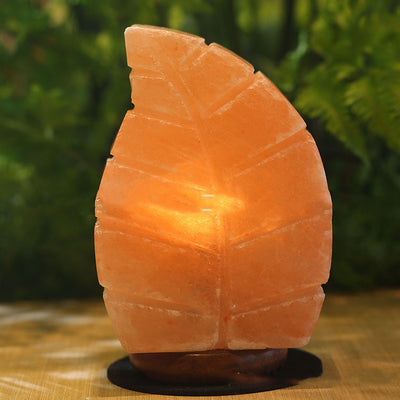 Lámpara de Cristal con Diseño de Hoja - Image 4