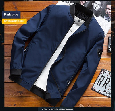 Chaqueta Slim Fit Coreana para Hombre - Abrigo Versátil Primavera Otoño - Image 8