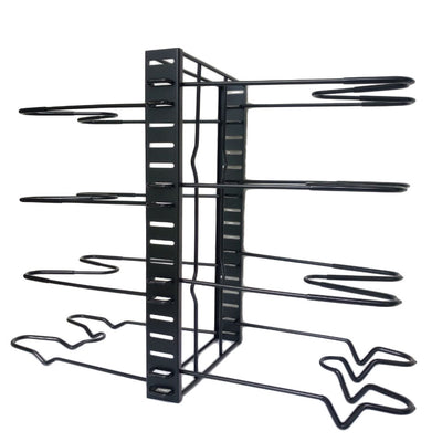 Escurridor de Platos de 8 Niveles en Hierro - Organizador de Cocina Negro - Image 6