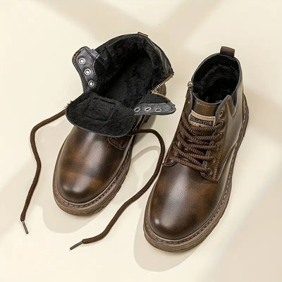 Botas de Trabajo Retro Estilo Británico para Hombre - Image 7