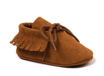 Zapatos Blandos Multicolor para Bebé con Suela Flexible y Borla
