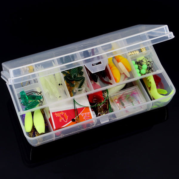 Set de 100 Anzuelos Artificiales Premium con Lentejuelas Biónicas para Pesca de Agua Dulce