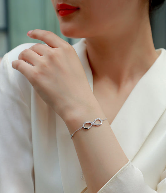 Pulsera de Plata S925 con Moissanita Premium - Joyería Lujo Ligero Chapada en Platino - Image 7