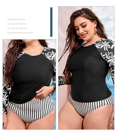 Traje de Baño Conservador con Diseño Estampado para Damas - Image 12