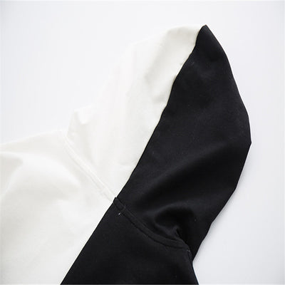 Sudadera con Capucha de Contraste Amplia y Versátil - Image 8