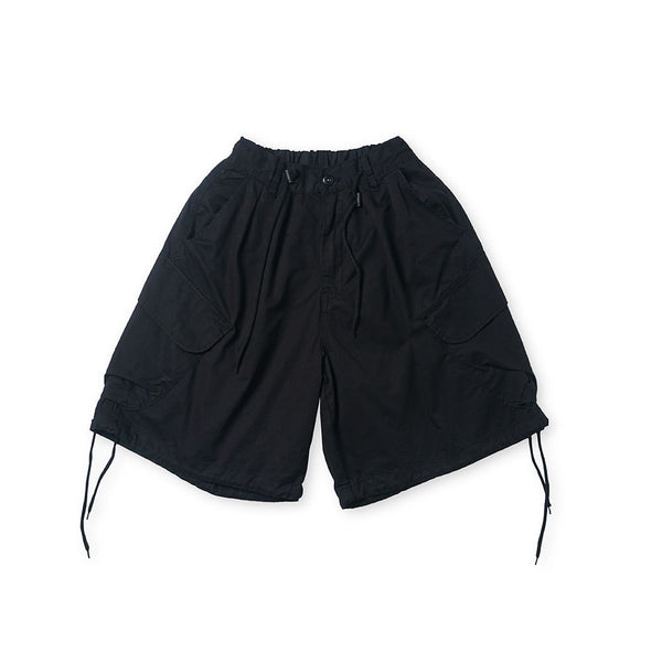 Pantalones Cortos Cargo Multibolsillos en Colores Sólidos para Hombre