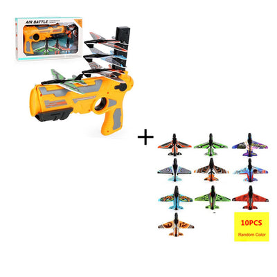 Lanzador de Planeadores Giratorios para Niños - Juguete Volador Manual - Image 9