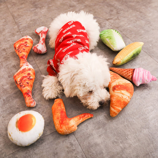 Juguete Mordedor para Perros Vegetales Crujientes con Sonido Chillón - Image 9